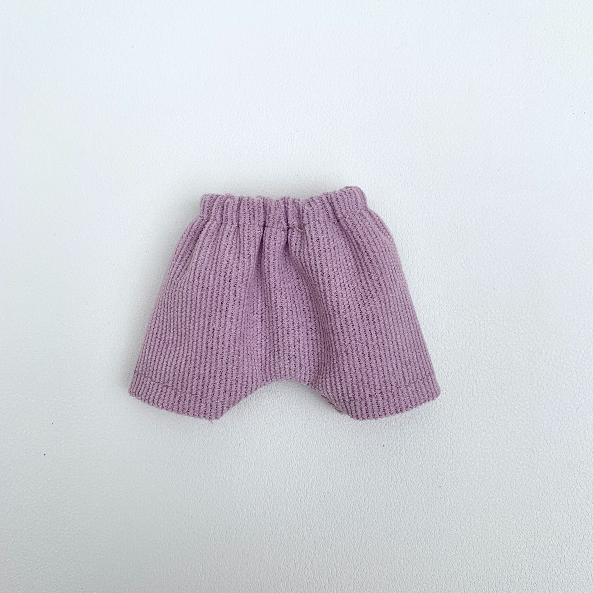 Solid Color Waffle Knit Shorts for 10cm Cotton Dolls
