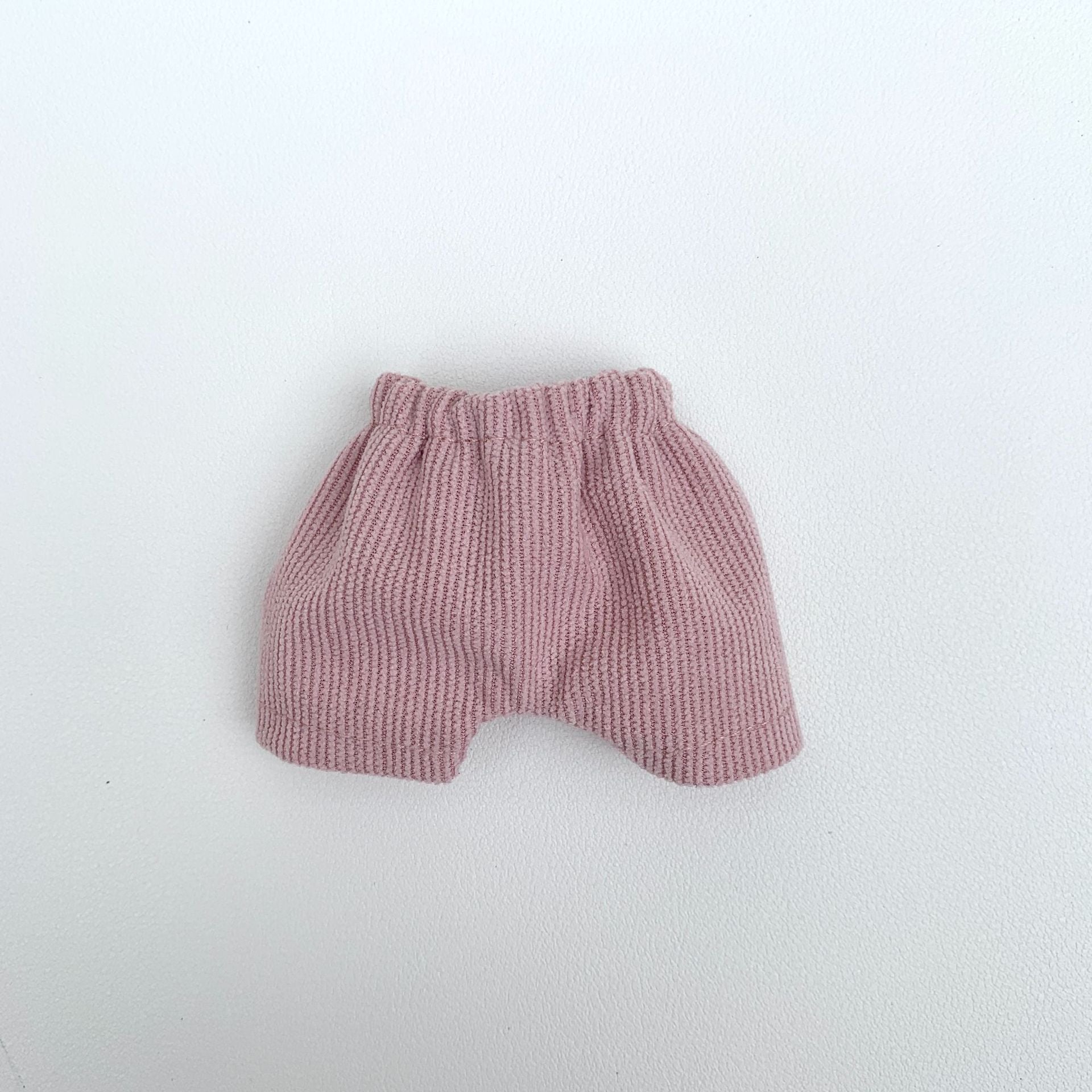 Solid Color Waffle Knit Shorts for 10cm Cotton Dolls