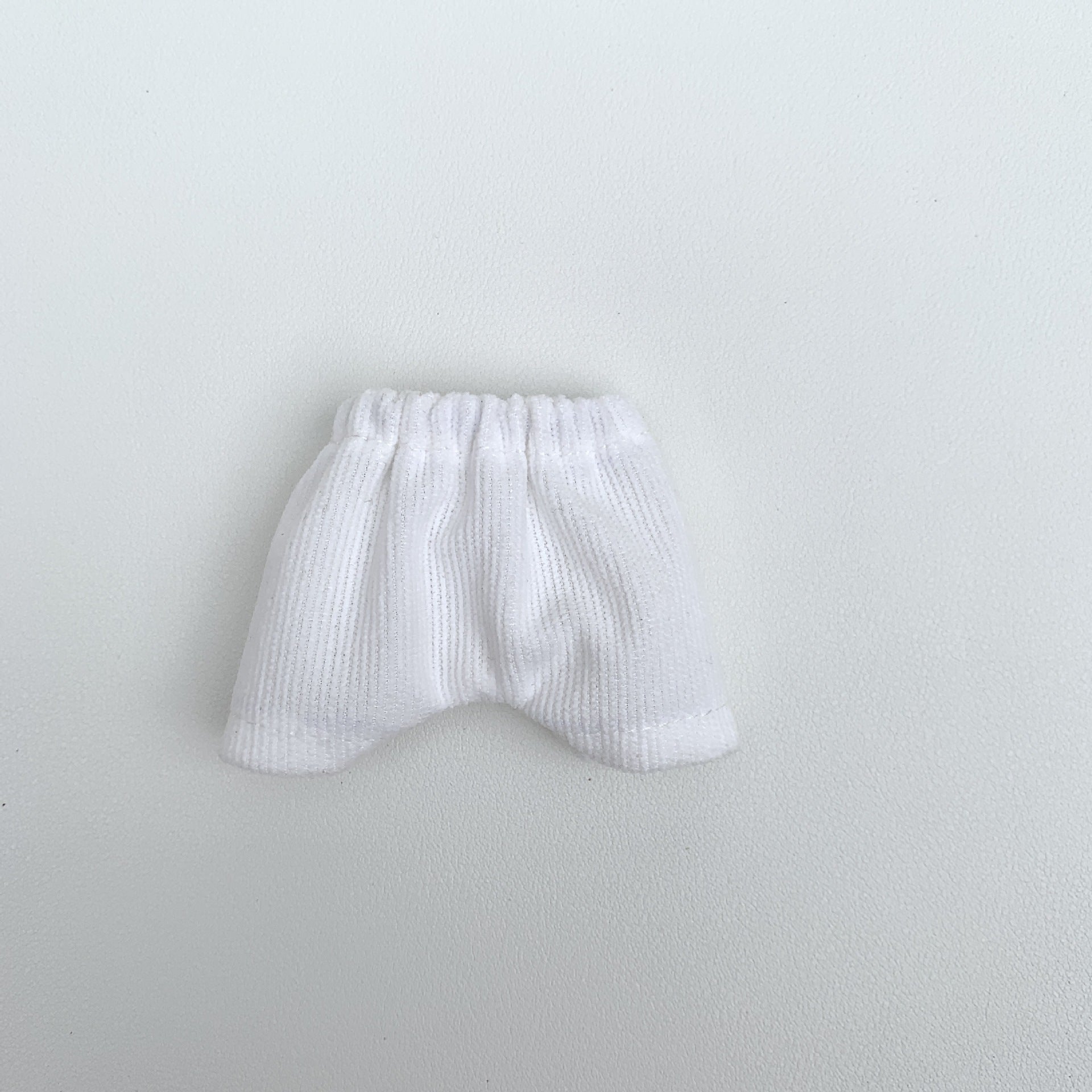 Solid Color Waffle Knit Shorts for 10cm Cotton Dolls