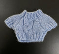 Solid Color Cable Knit Sweater for 10cm Cotton Dolls