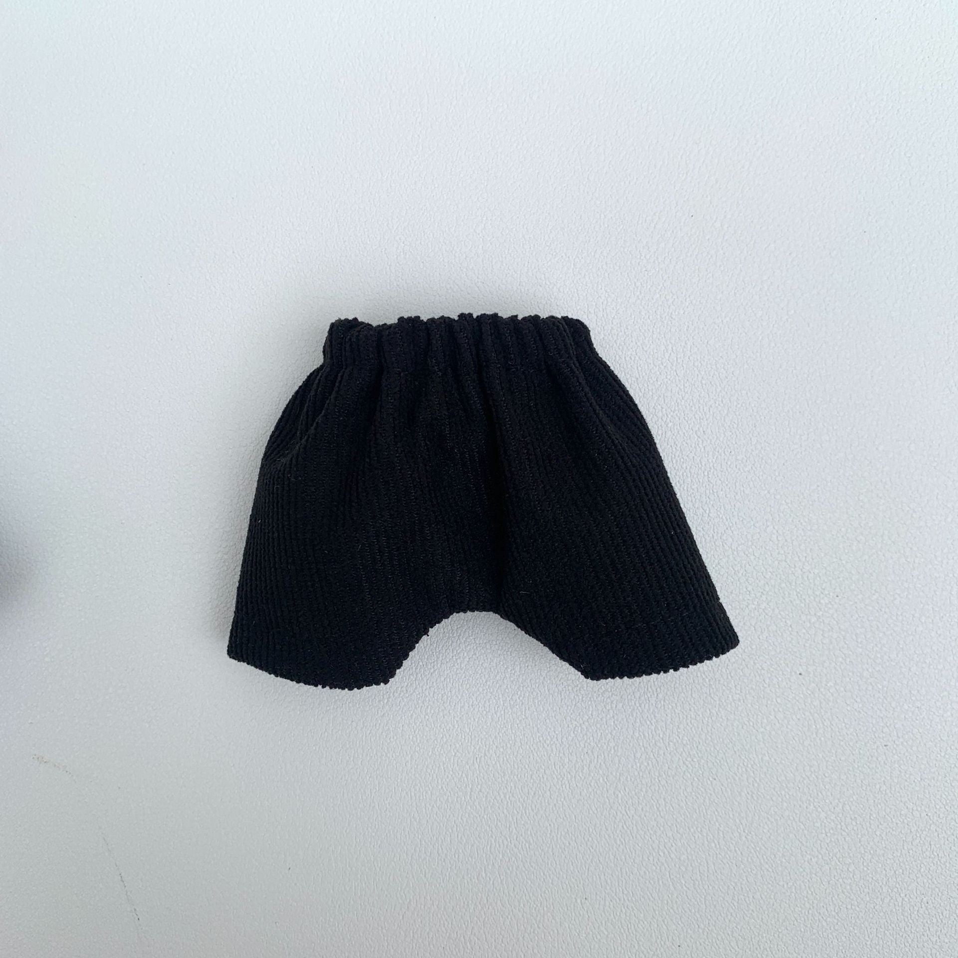 Solid Color Waffle Knit Shorts for 10cm Cotton Dolls