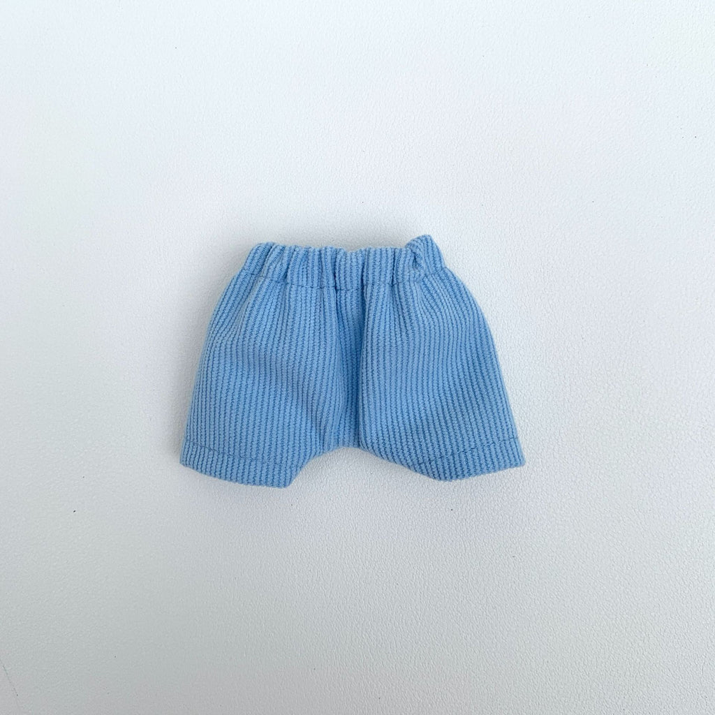 Solid Color Waffle Knit Shorts for 10cm Cotton Dolls