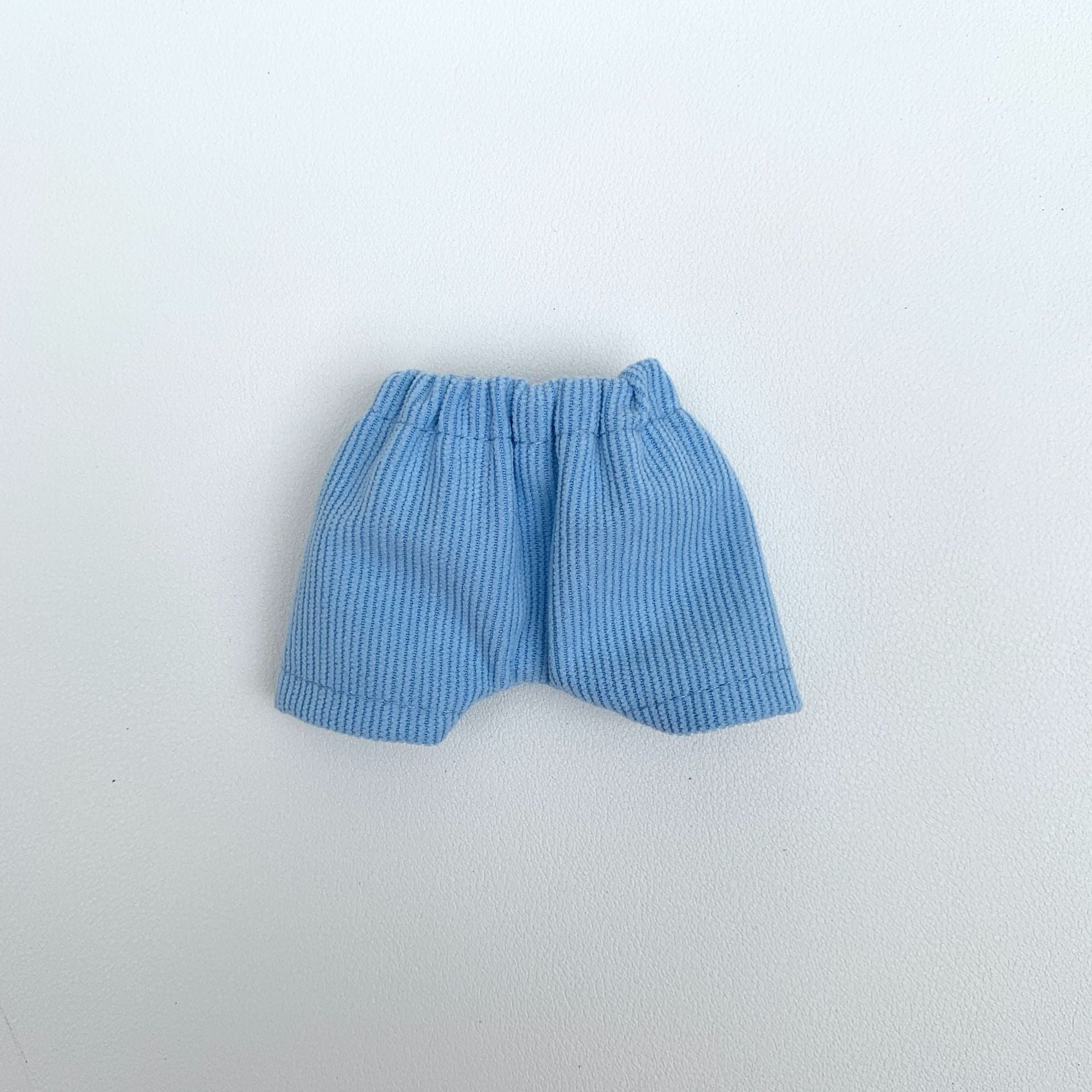 Solid Color Waffle Knit Shorts for 10cm Cotton Dolls